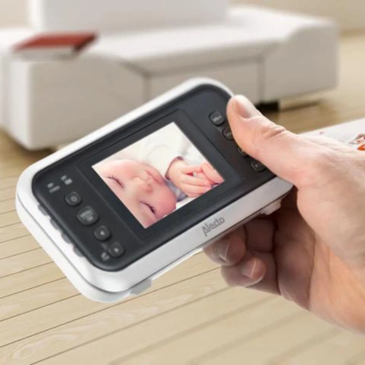 Alecto Babyfoon Dvm-75 Met Camera En 2.4 Inch Kleurenscherm Wit/Antraciet - Image 4