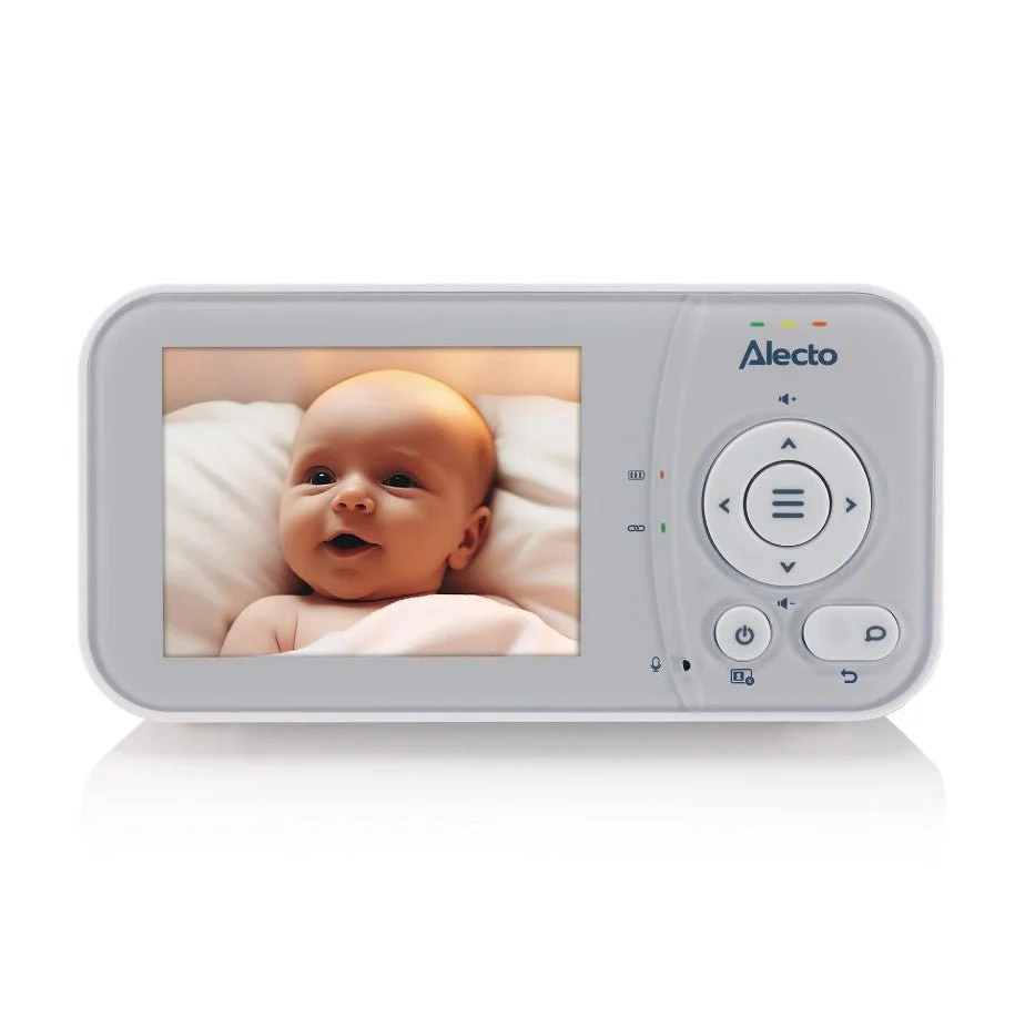Alecto Babyfoon Dvm2028 Met Camera Met 2.8 Inch Scherm Nachtzicht En Temperatuurweergave - Wit/Grijs - Image 4