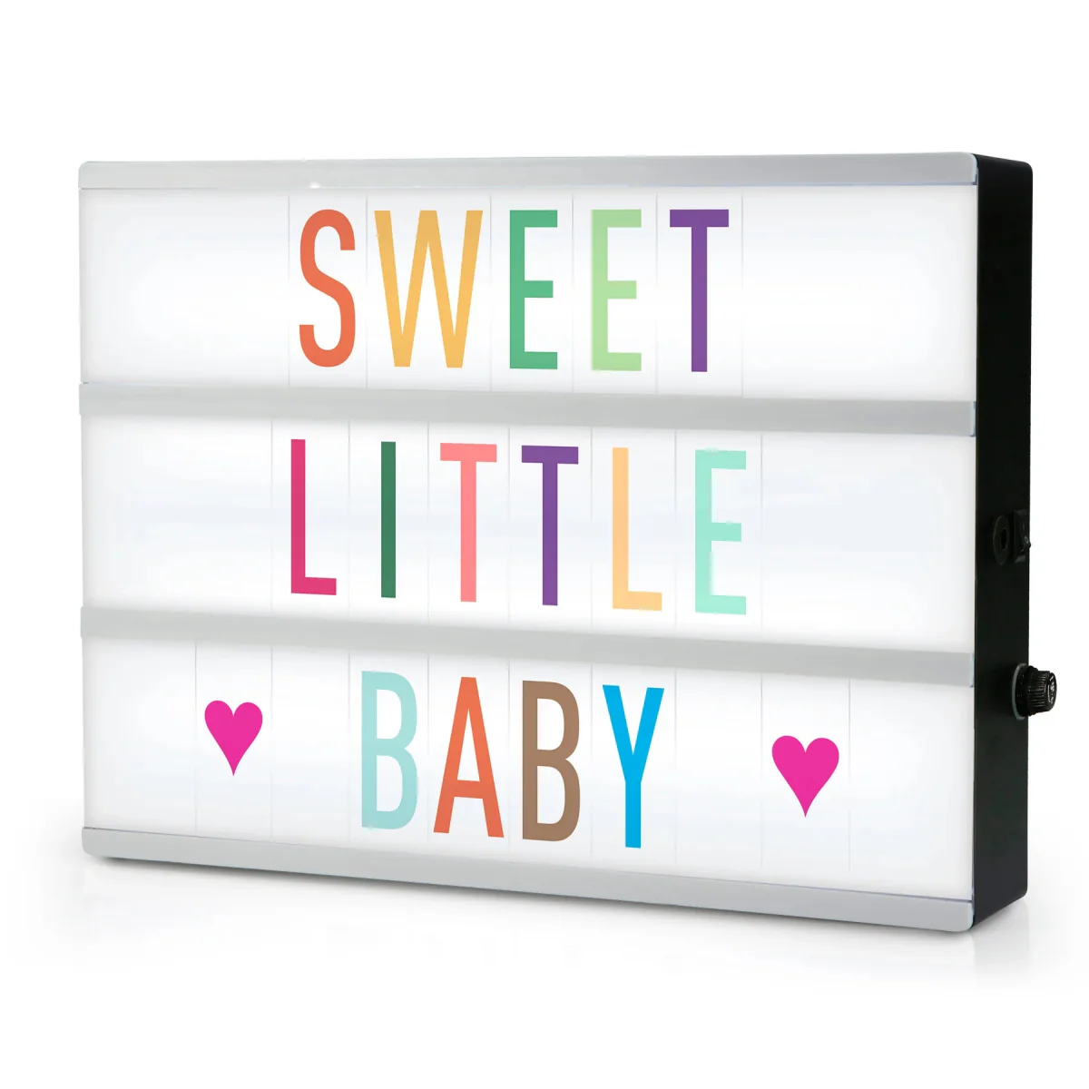 Alecto Lichtbak A4 Zwart Wit Inclusief 85 Letters En Symbolen - Image 3