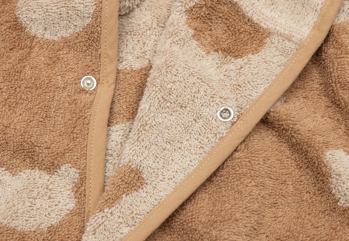 Baby Badjas – Jacquard – Biscuit - Image 3