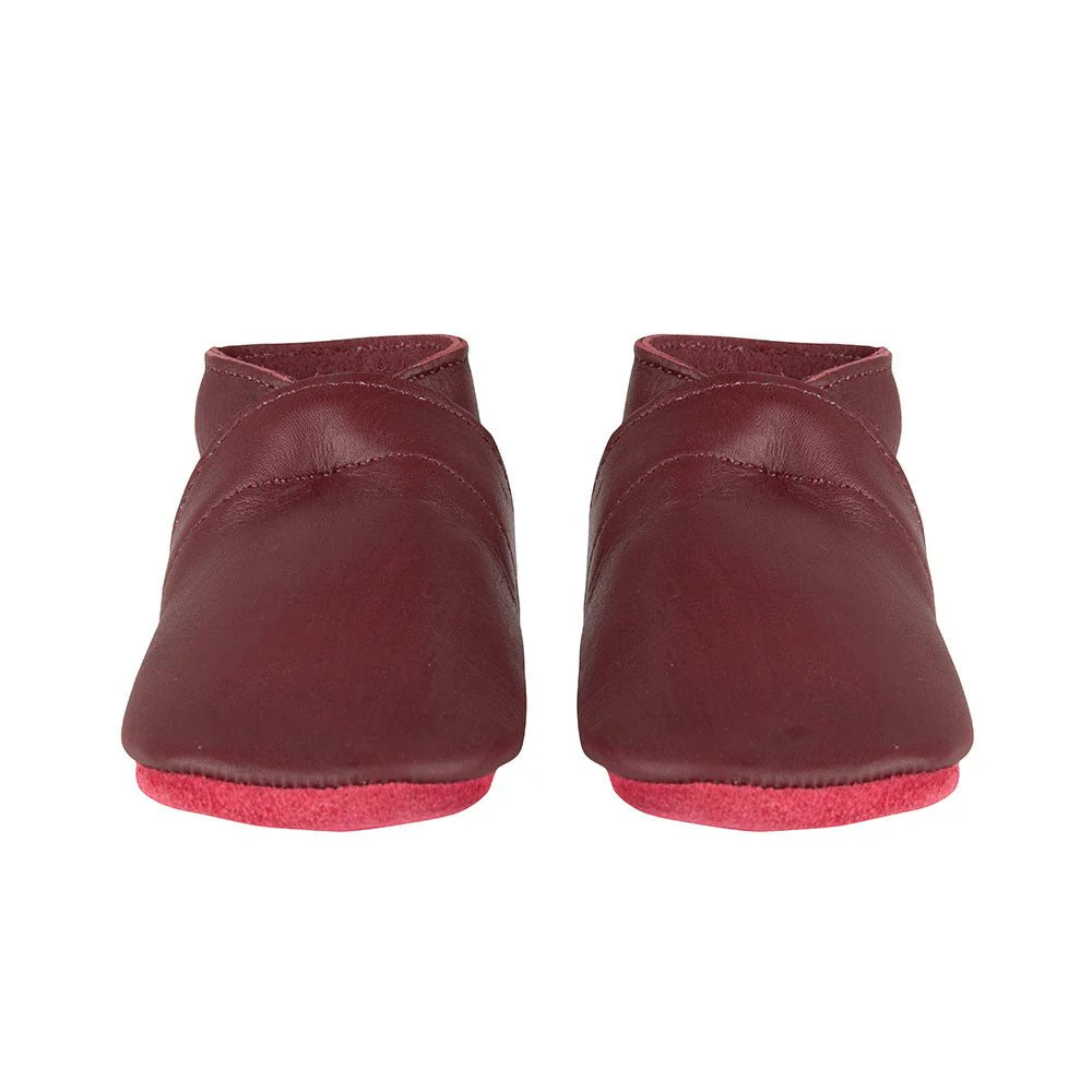 Baby Dutch Baby Schoentjes Effen Bordeaux Rood