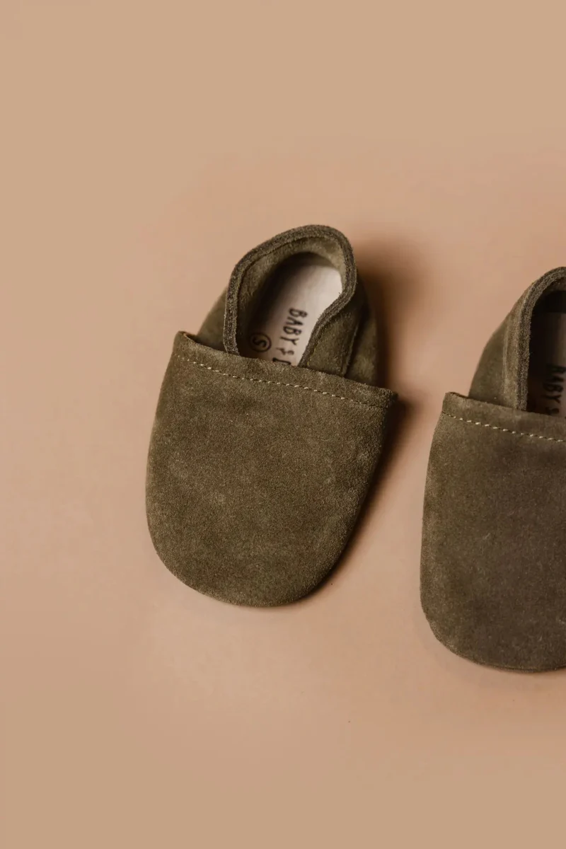 Baby Dutch Baby Schoentjes Lio Green Suede - Image 4