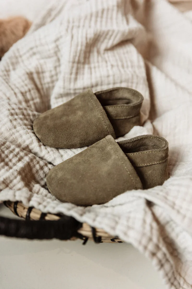 Baby Dutch Baby Schoentjes Lio Green Suede - Image 5