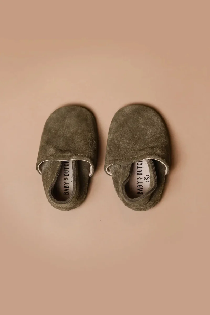 Baby Dutch Baby Schoentjes Lio Green Suede - Image 6