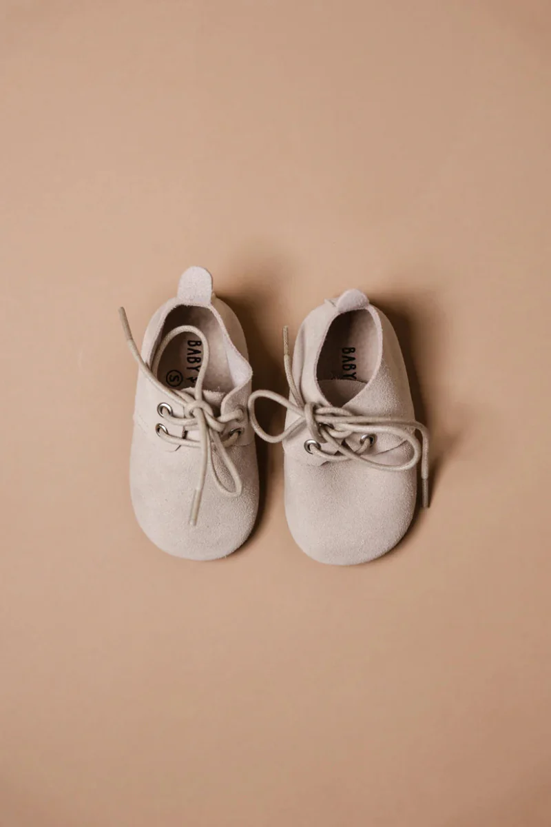 Baby Dutch Baby Schoentjes Nova Ecru Suede - Image 5