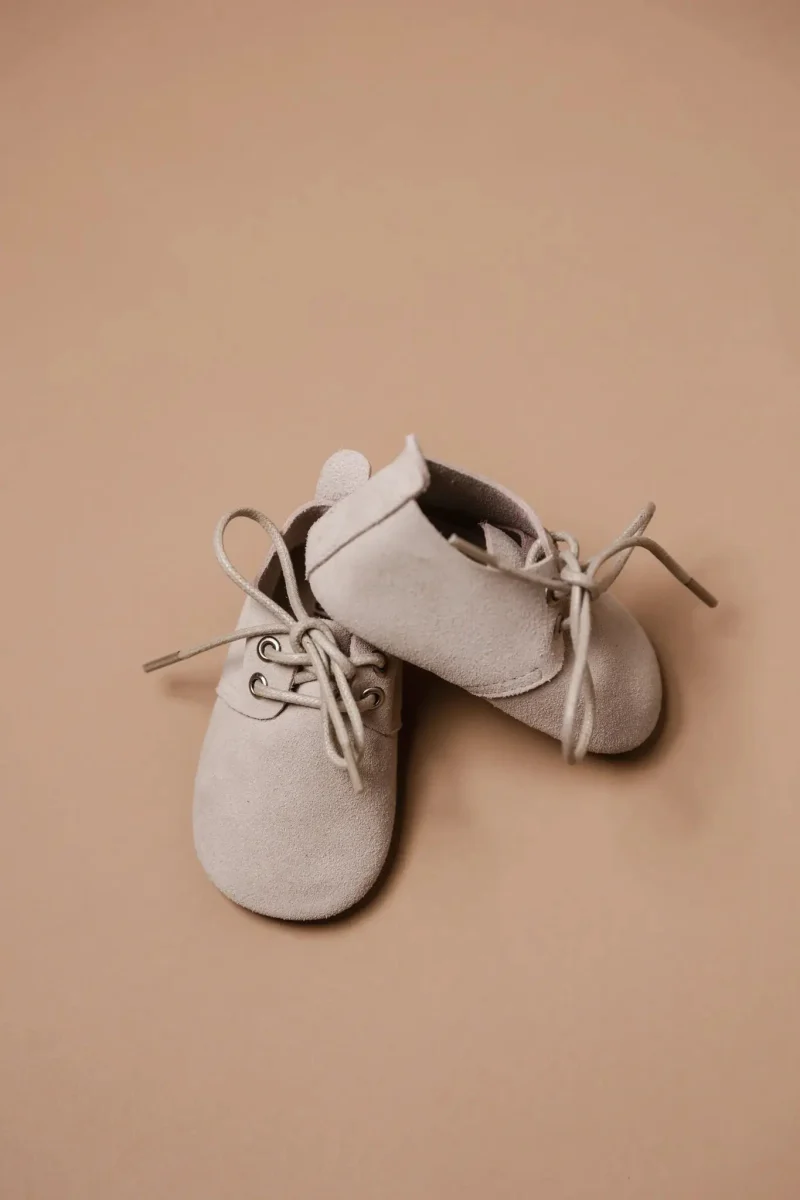 Baby Dutch Baby Schoentjes Nova Ecru Suede - Image 8