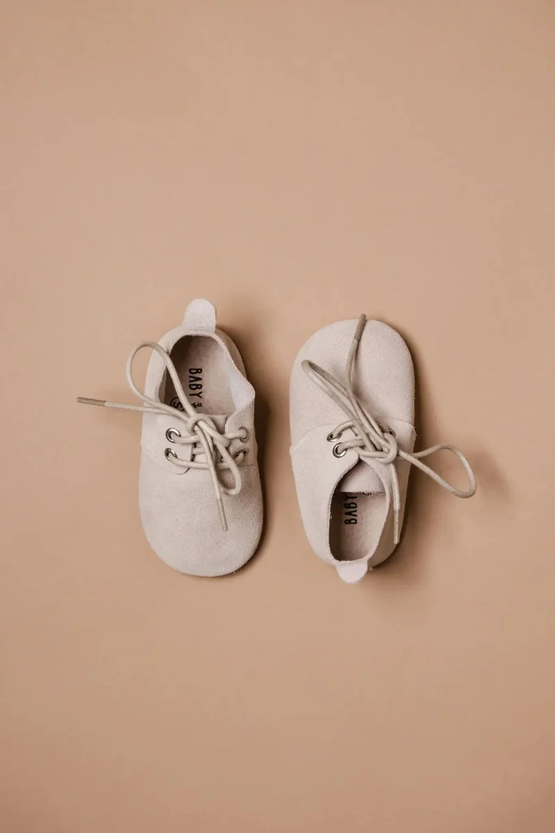 Baby Dutch Baby Schoentjes Nova Ecru Suede - Image 9