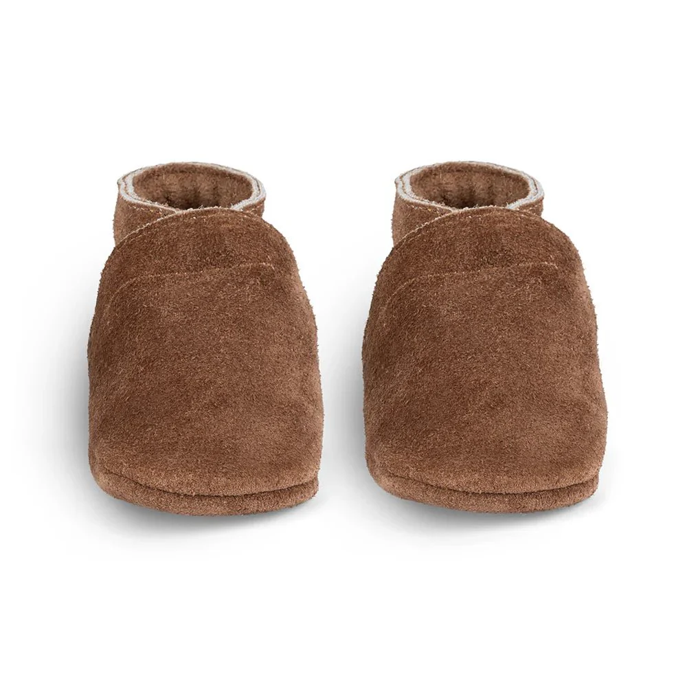Baby Dutch Babyslofjes Uni Dark Brown Suède - Image 3