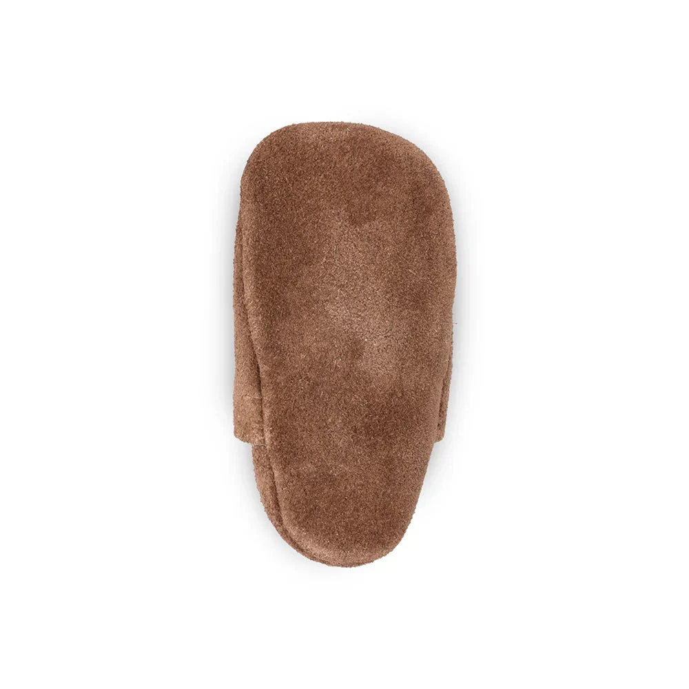 Baby Dutch Babyslofjes Uni Dark Brown Suède - Image 5