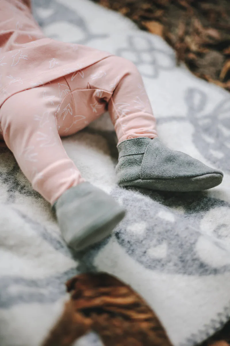 Baby Dutch Babyslofjes Uni Grey Suède - Image 7