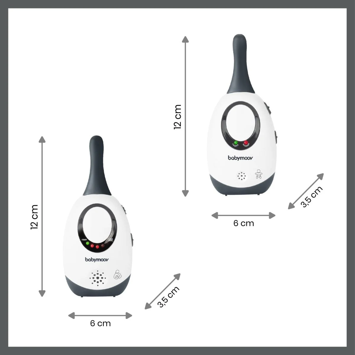 Babymoov Babyfoon Simply Care Color 300M Met Adapters - Image 7