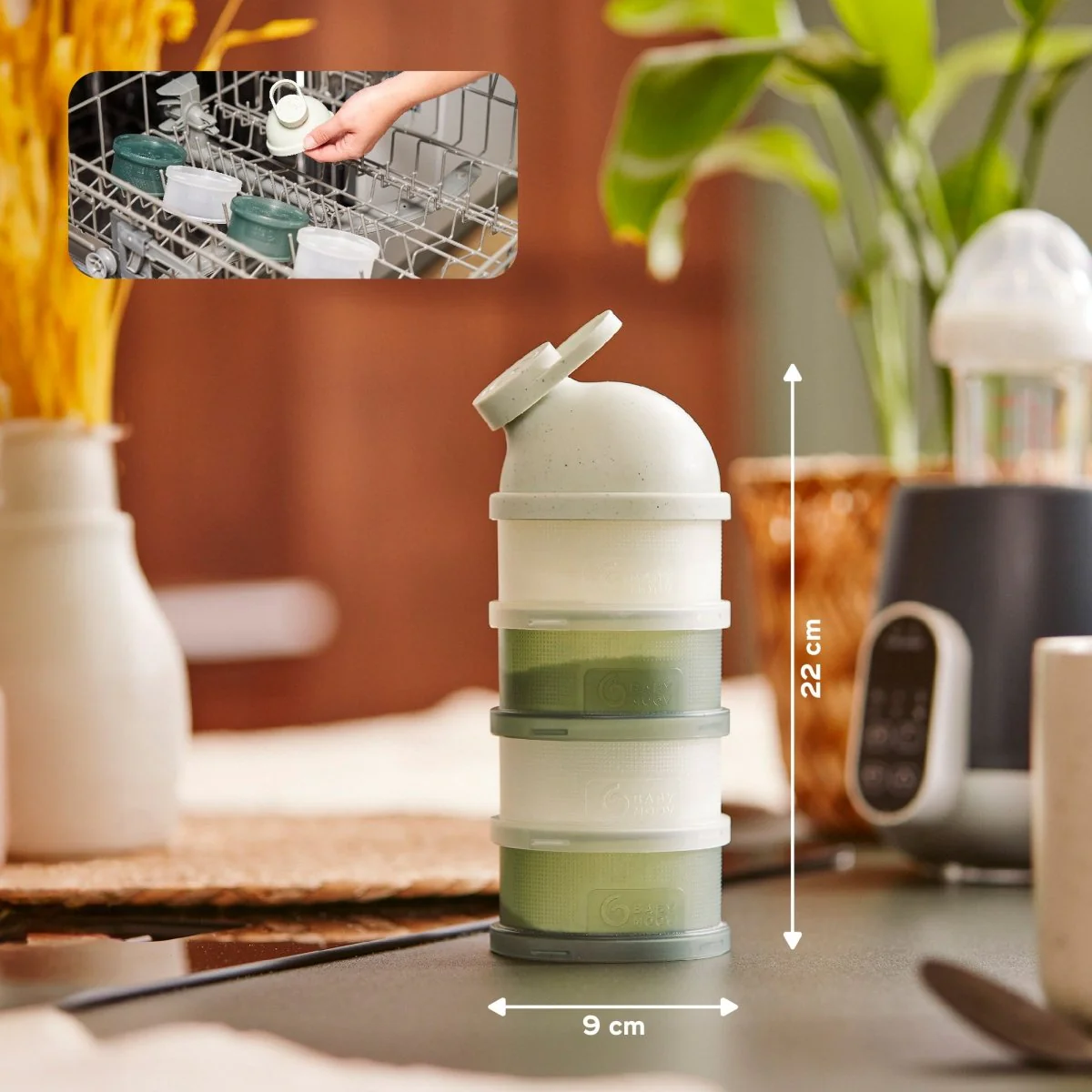 Babymoov Melkpoedertoren Green Sage - Image 6