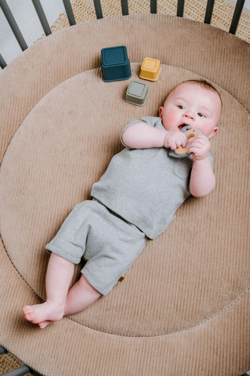 Baby's Only Baby Broekje Kort Melange Grijs - Image 3