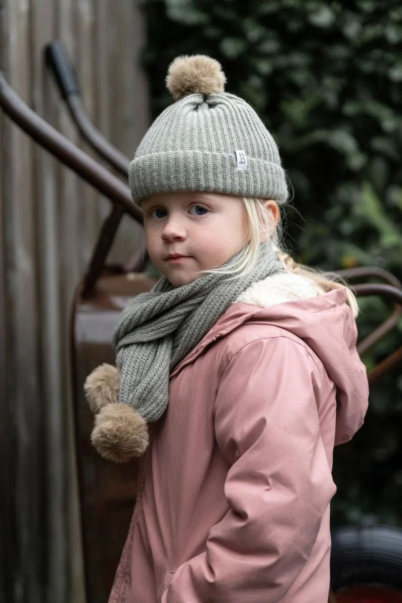 Baby's Only Babysjaal met Pompon Cool Urban Green One Size - Image 2