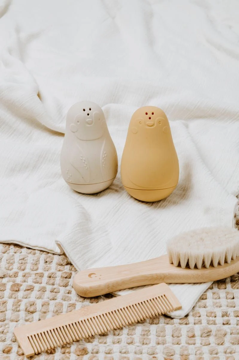 Baby's Only Badspeelgoed Pingu√ØNs Oker/Warm Linen 2St - Image 4