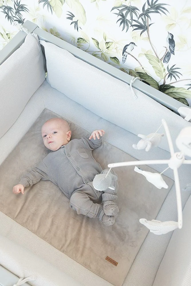 Baby's Only Boxkleed Classic Zilver/Grijs 75x95cm - Image 4