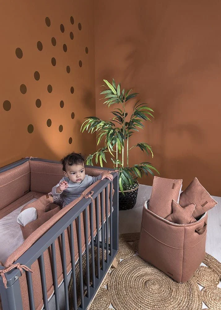Baby's Only Boxkleed Sparkle Melee Zilverroze 75x95cm - Image 3