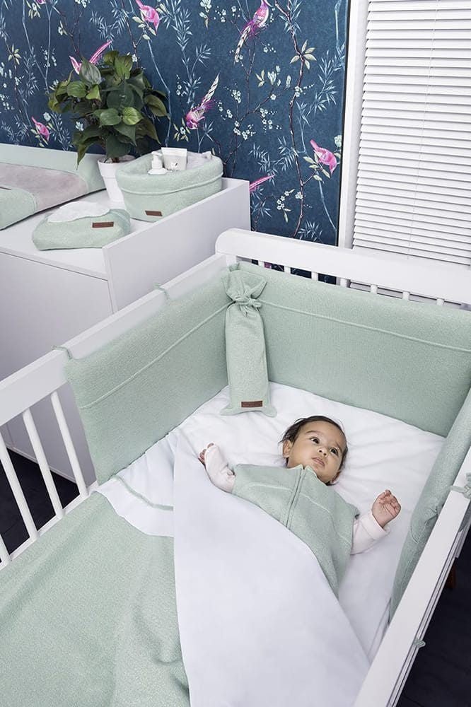 Baby's Only Dekbedovertrek Sparkle Melee Goudmint 100x135 cm - Image 7