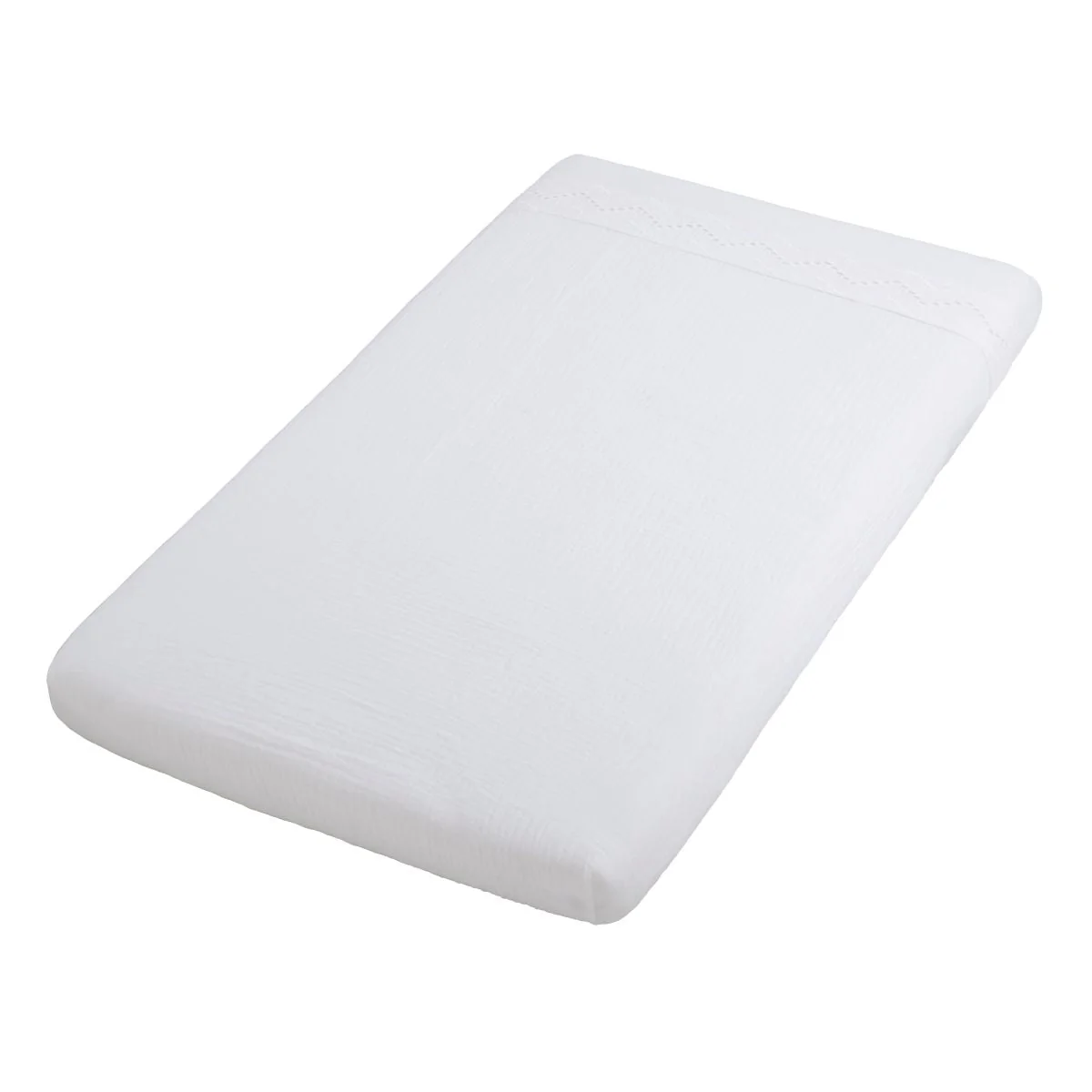 Baby's Only Hoeslaken Ledikant Calm Wit Broderie 60X120 Cm