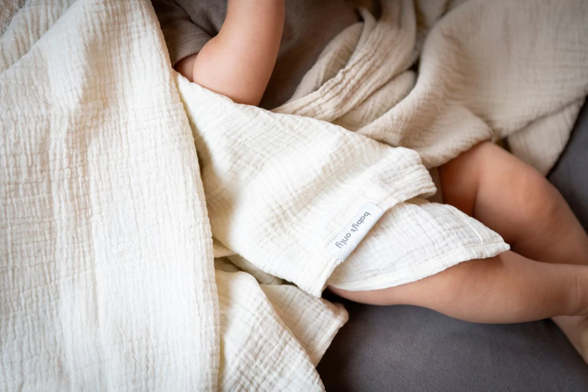 Baby's Only Hydrofiele Doek Tender Beige/Linen 65X65Cm 2-Pack - Image 4