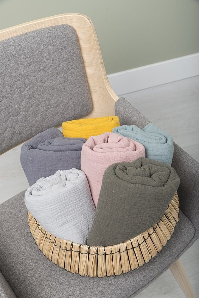 Baby's Only Inbakerdoek Breeze Stonegreen 120x120cm - Image 5