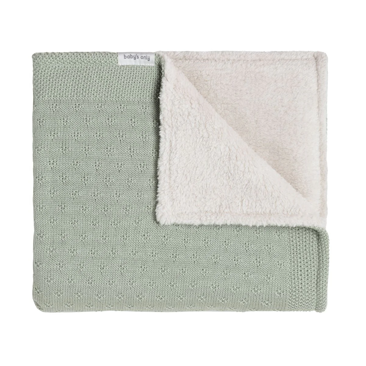 Baby's Only Ledikantdeken 100X135Cm Teddy Mood Laurel Green