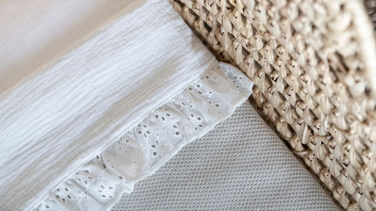 Baby's Only Ledikantlaken Calm Wit met Ruffle - Image 2