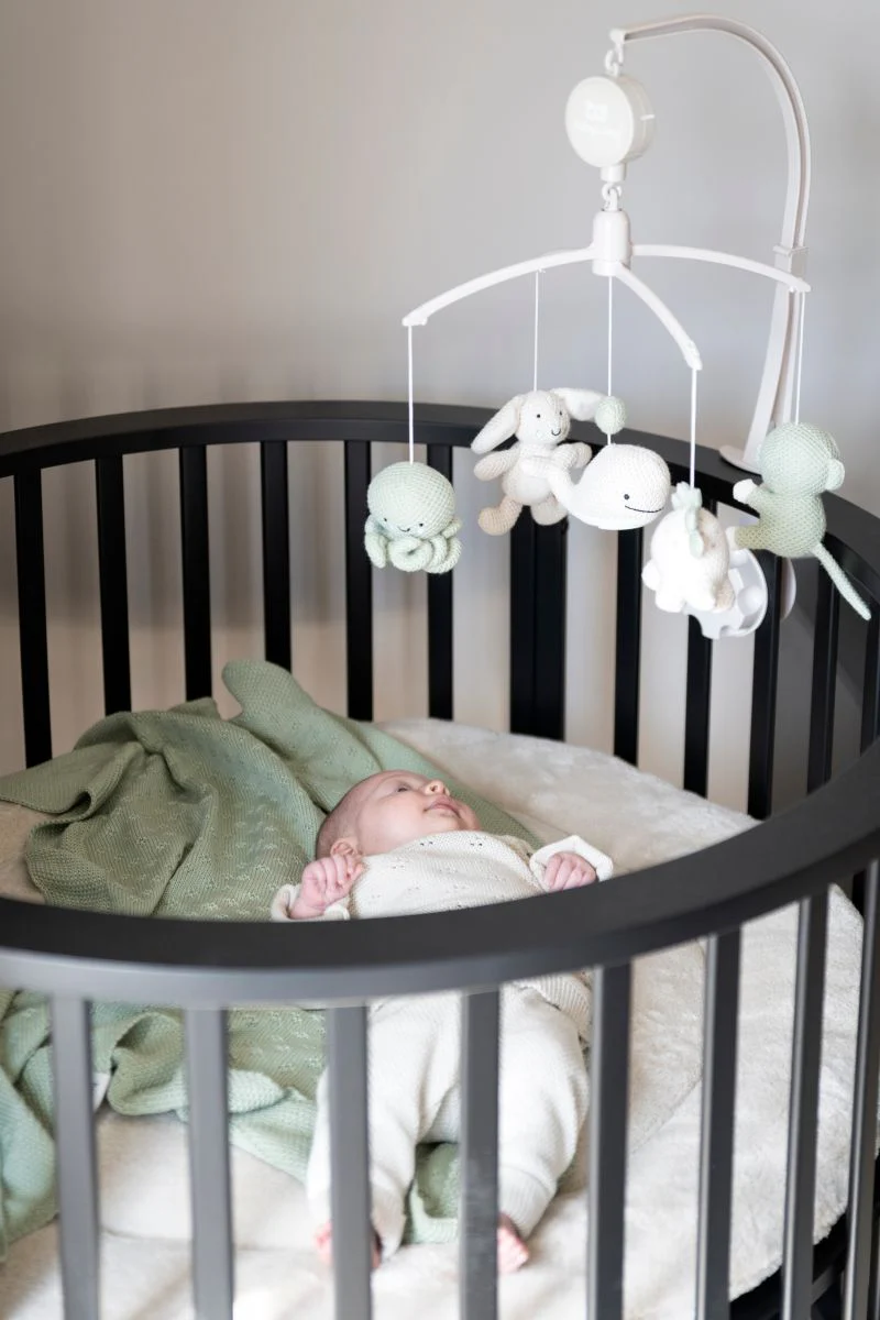 Baby's Only Muziekmobiel Animals Laurel Green/Warm Linen - Image 4