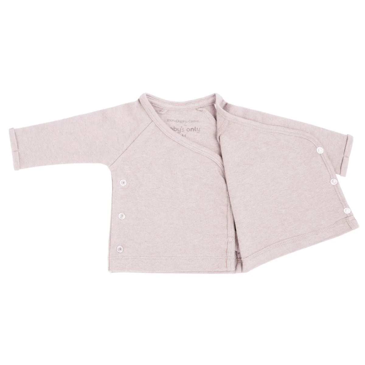 Baby's Only Overslag Shirt Baby Melange Classic Roze Prematuur - Image 2
