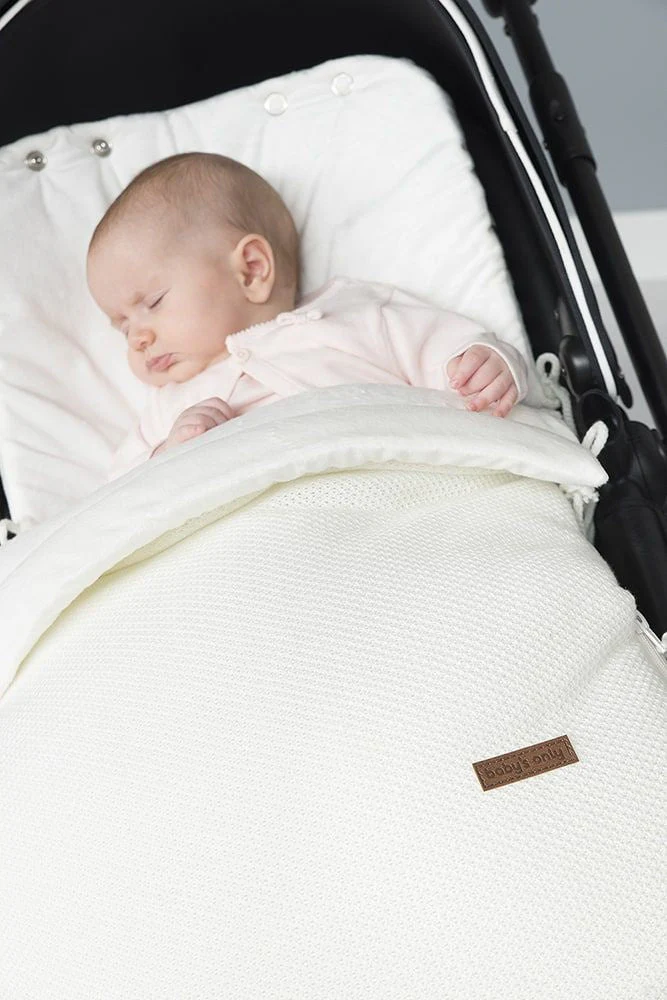 Baby's Only Voetenzak Autostoel Classic 0+ Wol Wit - Image 2