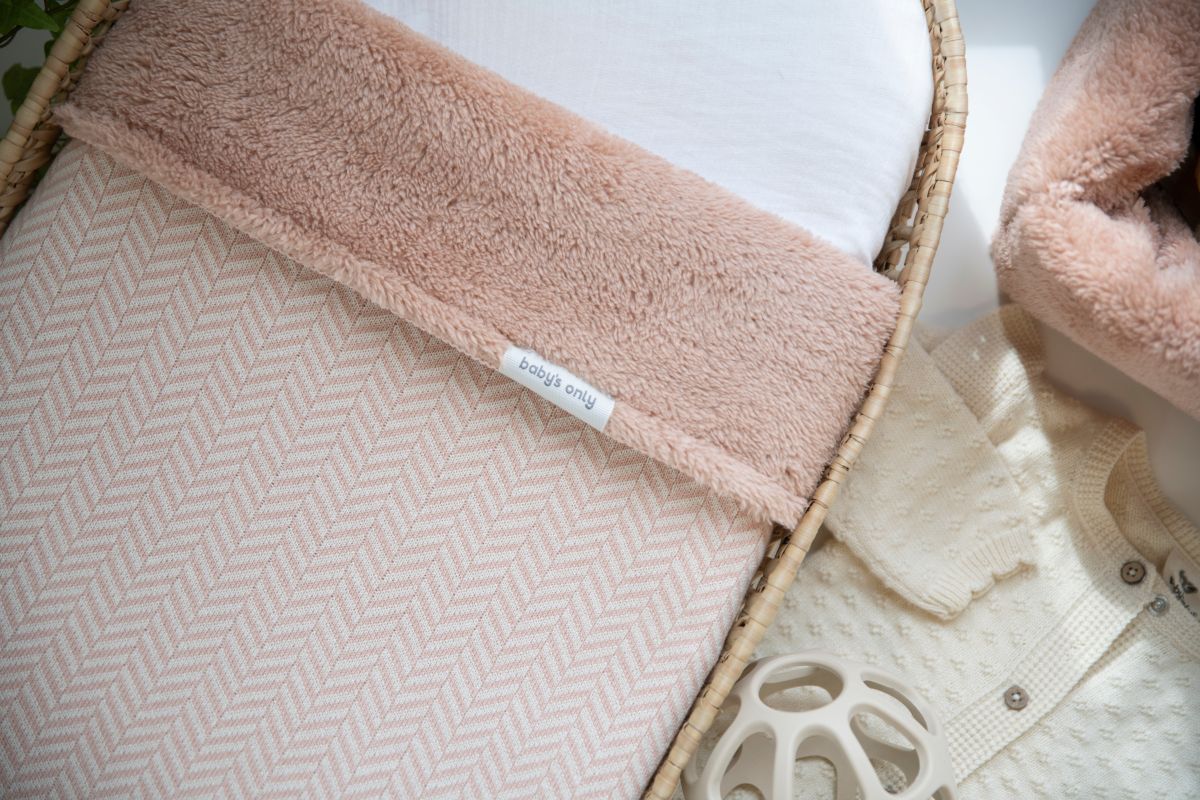 Baby's Only Wiegdeken 70X95Cm Teddy Dawn Blush/ Ecru - Image 2