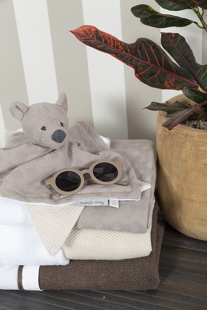 Baby's Only Wiegdeken Chenille Reef Urban Taupe - Image 3