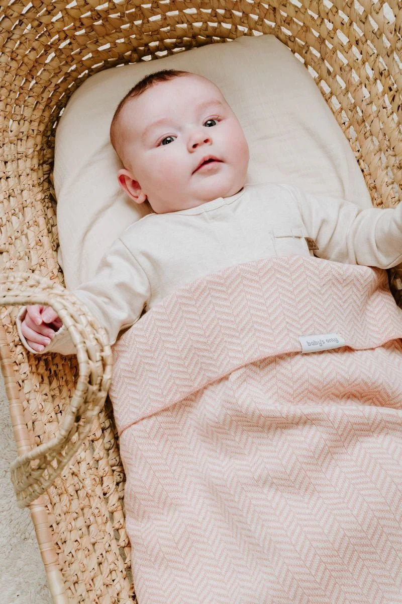 Baby's Only Wiegdeken Dawn Blush 70x95cm - Image 2