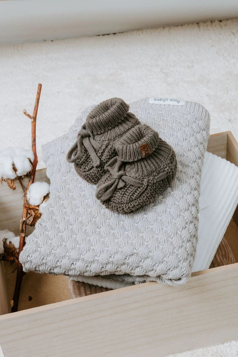Baby's Only Wiegdeken Sky-Chunky Urban Taupe - Image 5