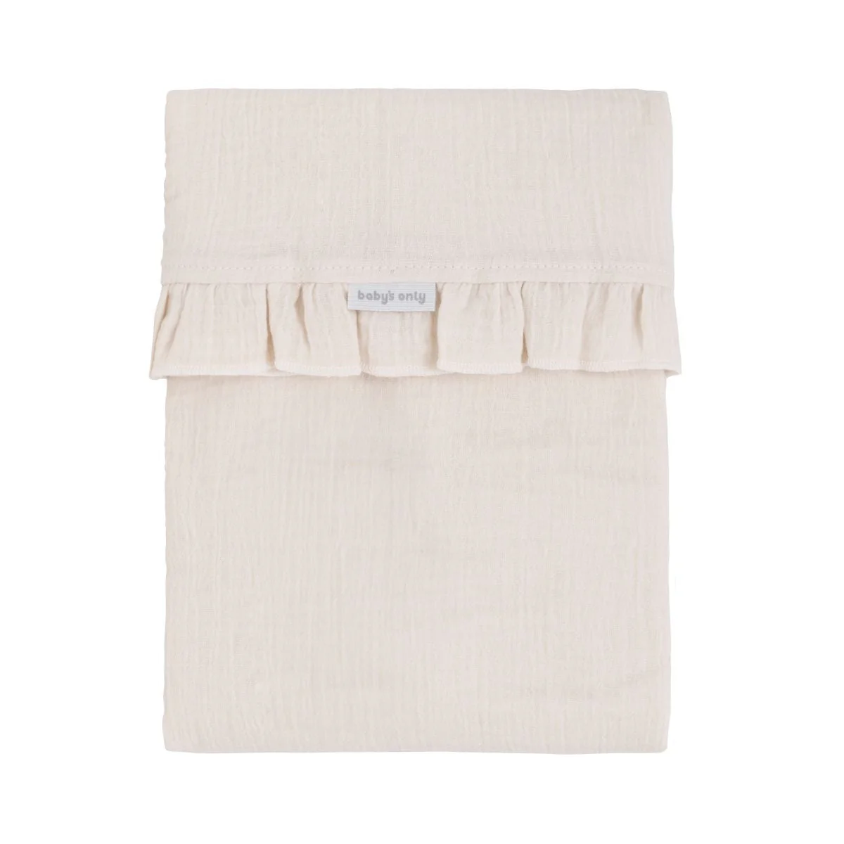 Baby's Only Wieglaken Calm Warm Linen Met Ruffel 80X100 Cm