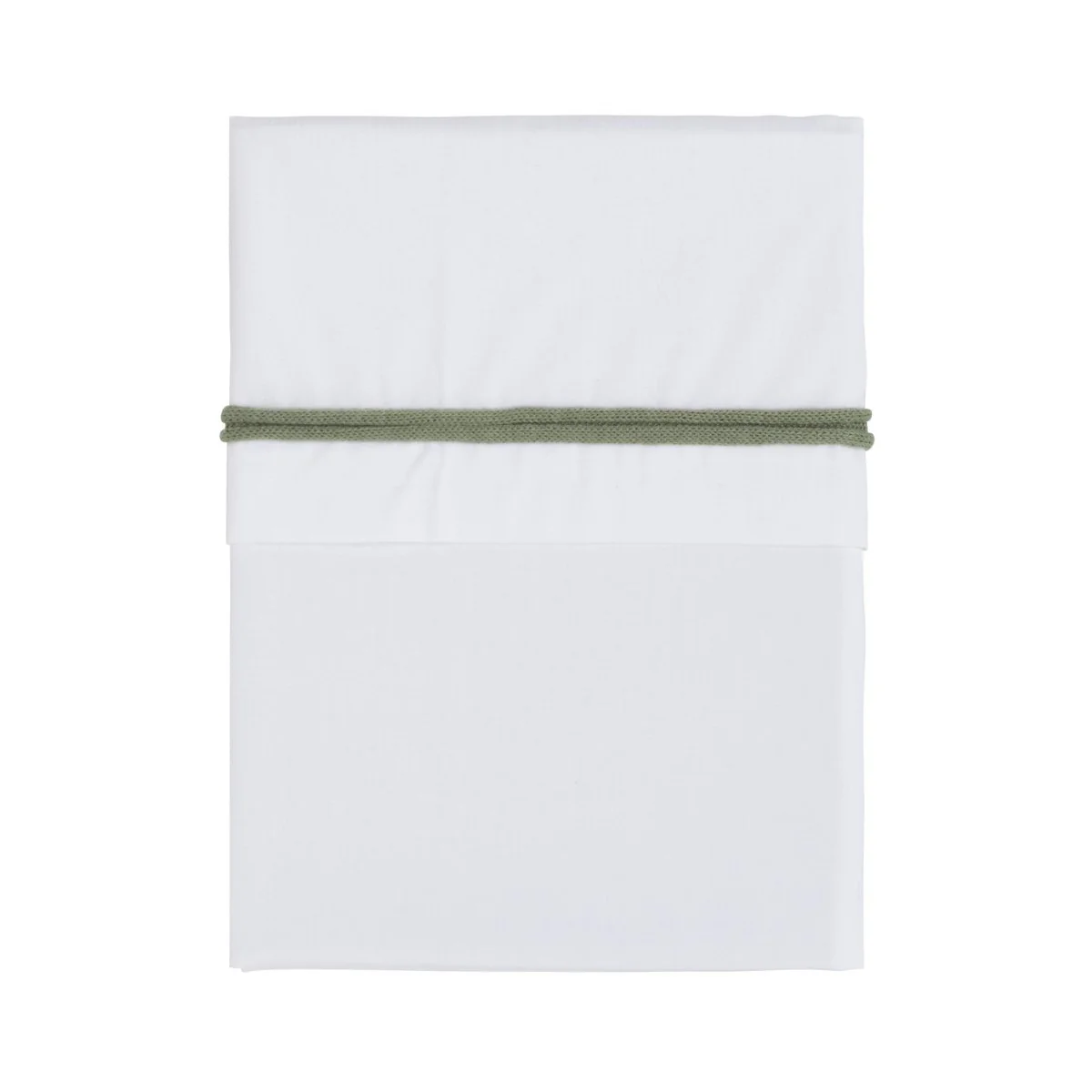 Baby's Only Wieglaken Gebreid Bies Urban Green/Wit