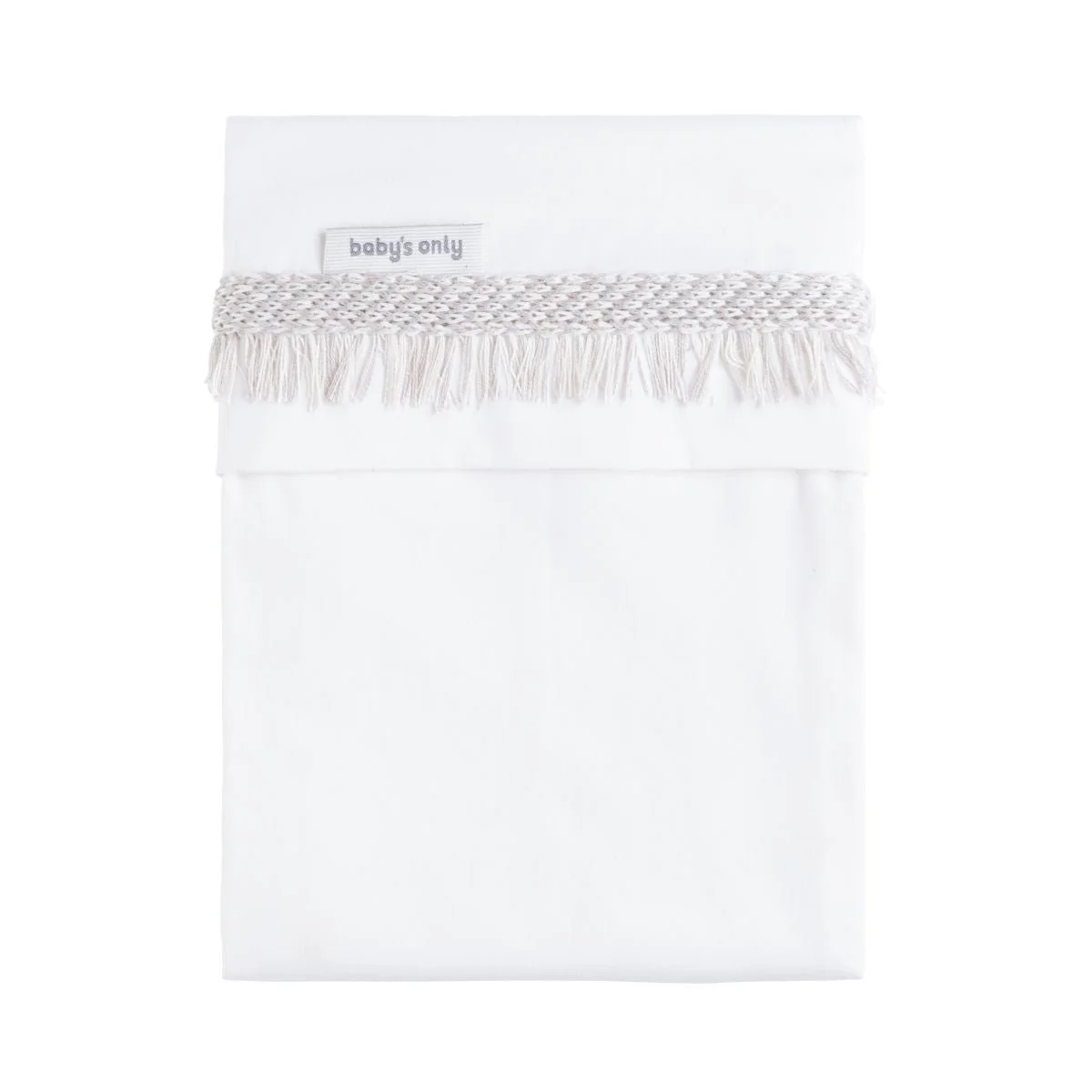 Baby's Only Wieglaken Gebreide Bies Happiness Urban Taupe/Ecru 80X100 Cm