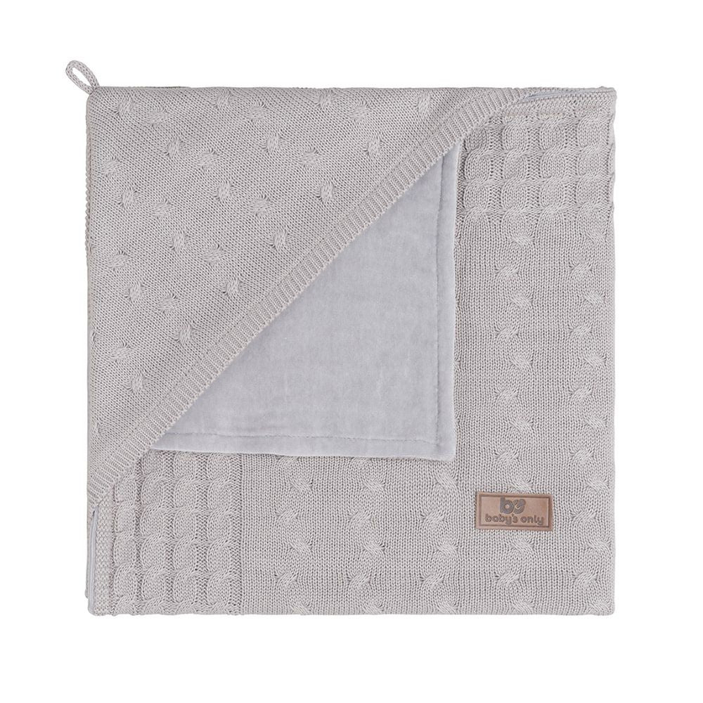 Baby's Only Wikkeldeken Baby Chenille Cable Leem - Image 2