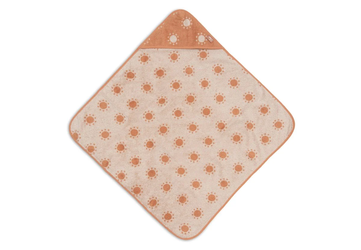 Badcape Badstof Light Terra- Jacquard