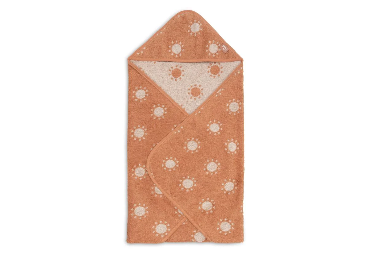 Badcape Badstof Light Terra- Jacquard - Image 3