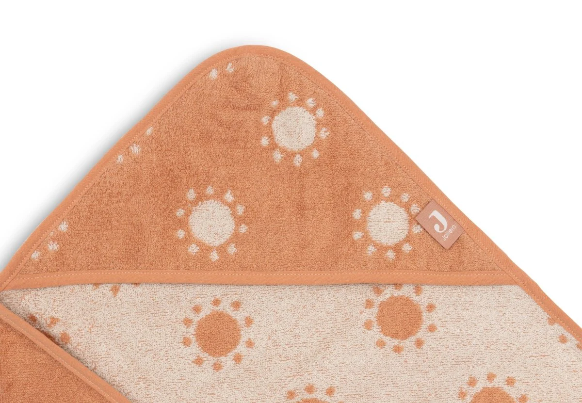 Badcape Badstof Light Terra- Jacquard - Image 4