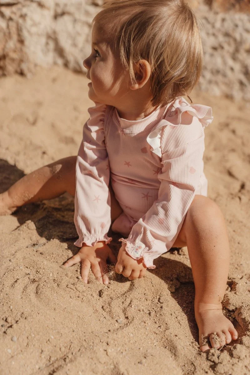 Badpak met lange mouwen Dreamy Seashells - Image 5