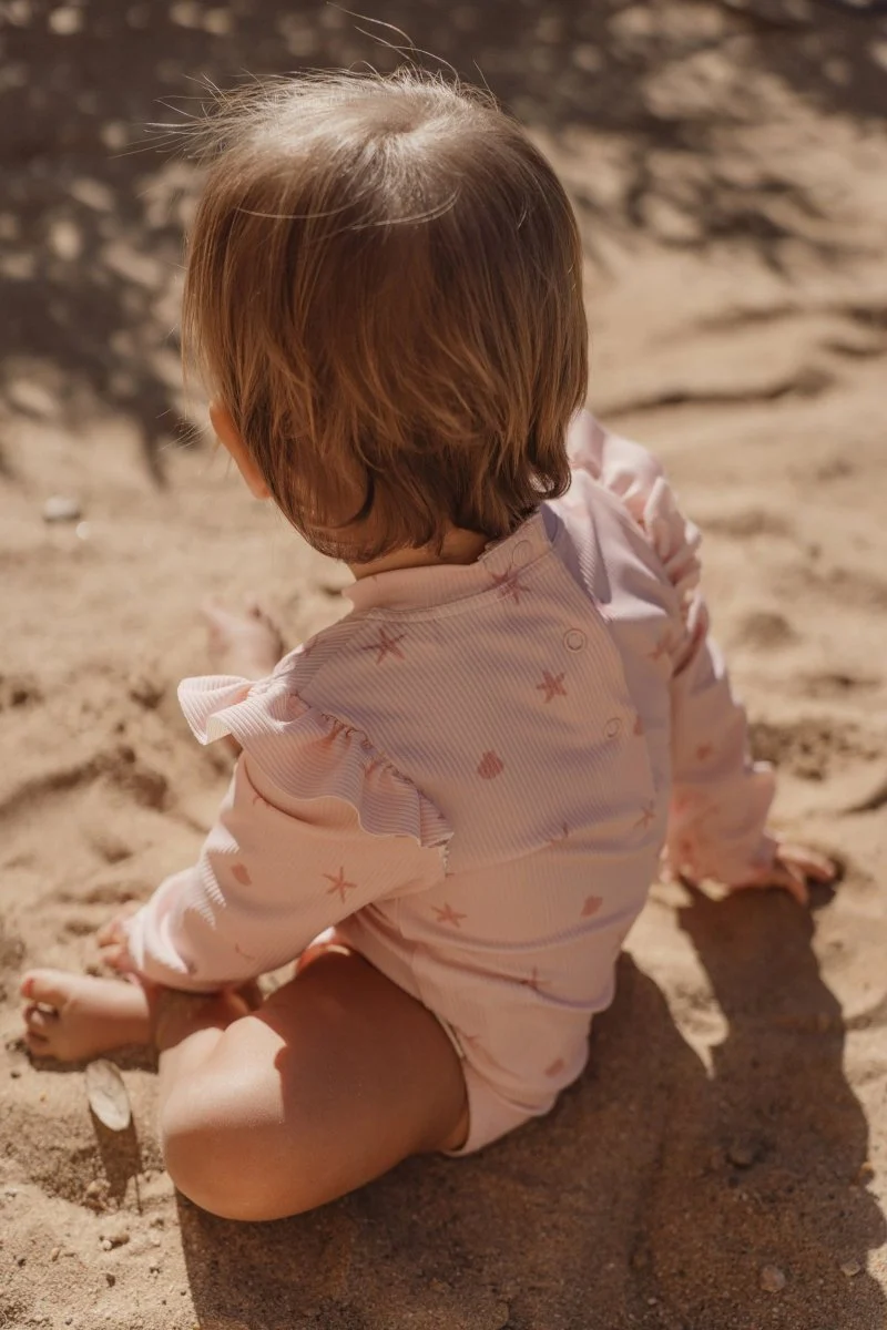 Badpak met lange mouwen Dreamy Seashells - Image 9