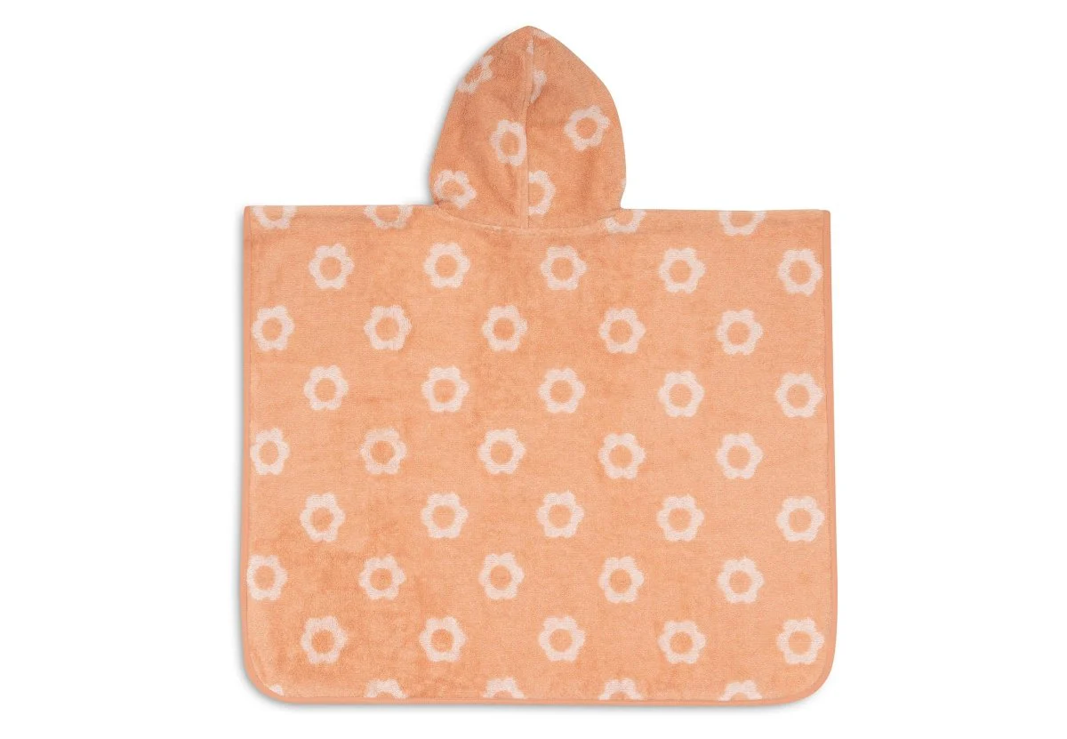 Badponcho Badstof - Jacquard Blush