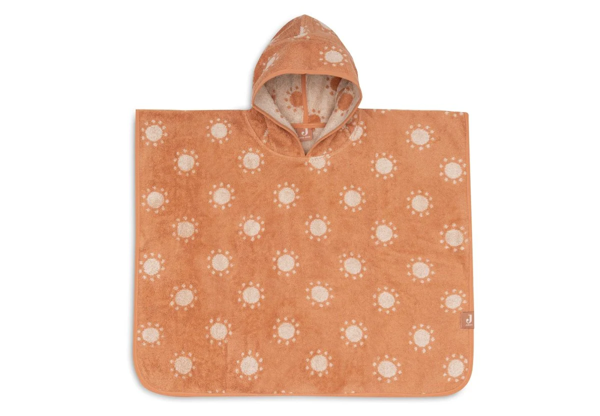 Badponcho Badstof - Jacquard Light Terra - Image 2