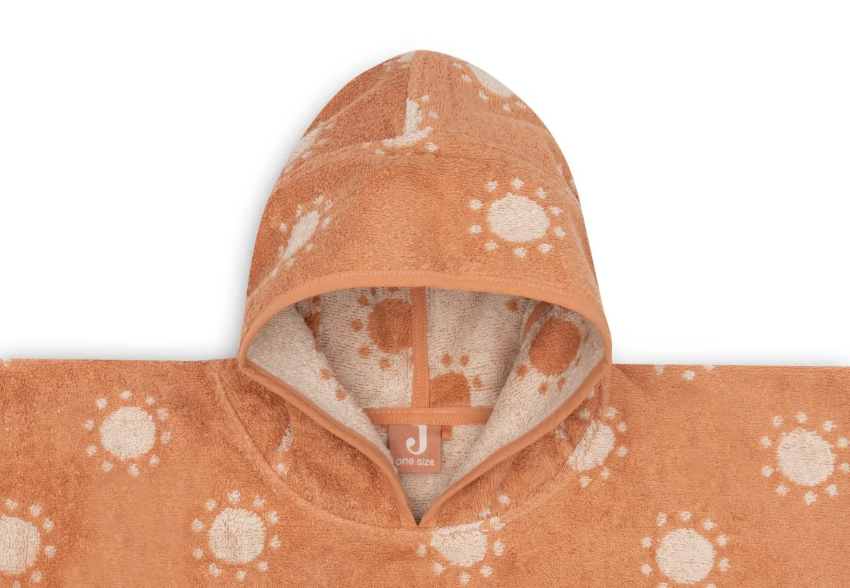 Badponcho Badstof - Jacquard Light Terra - Image 4