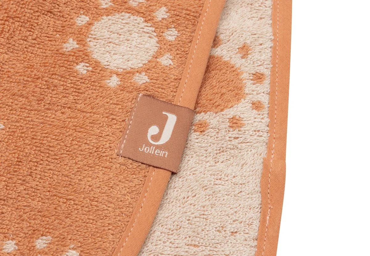Badponcho Badstof - Jacquard Light Terra - Image 5