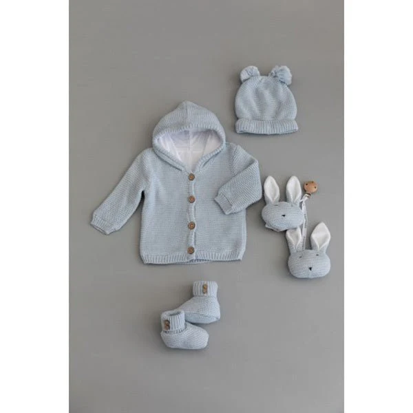 Bamboom Knuffel Met Clip Licht Blauw - Image 4