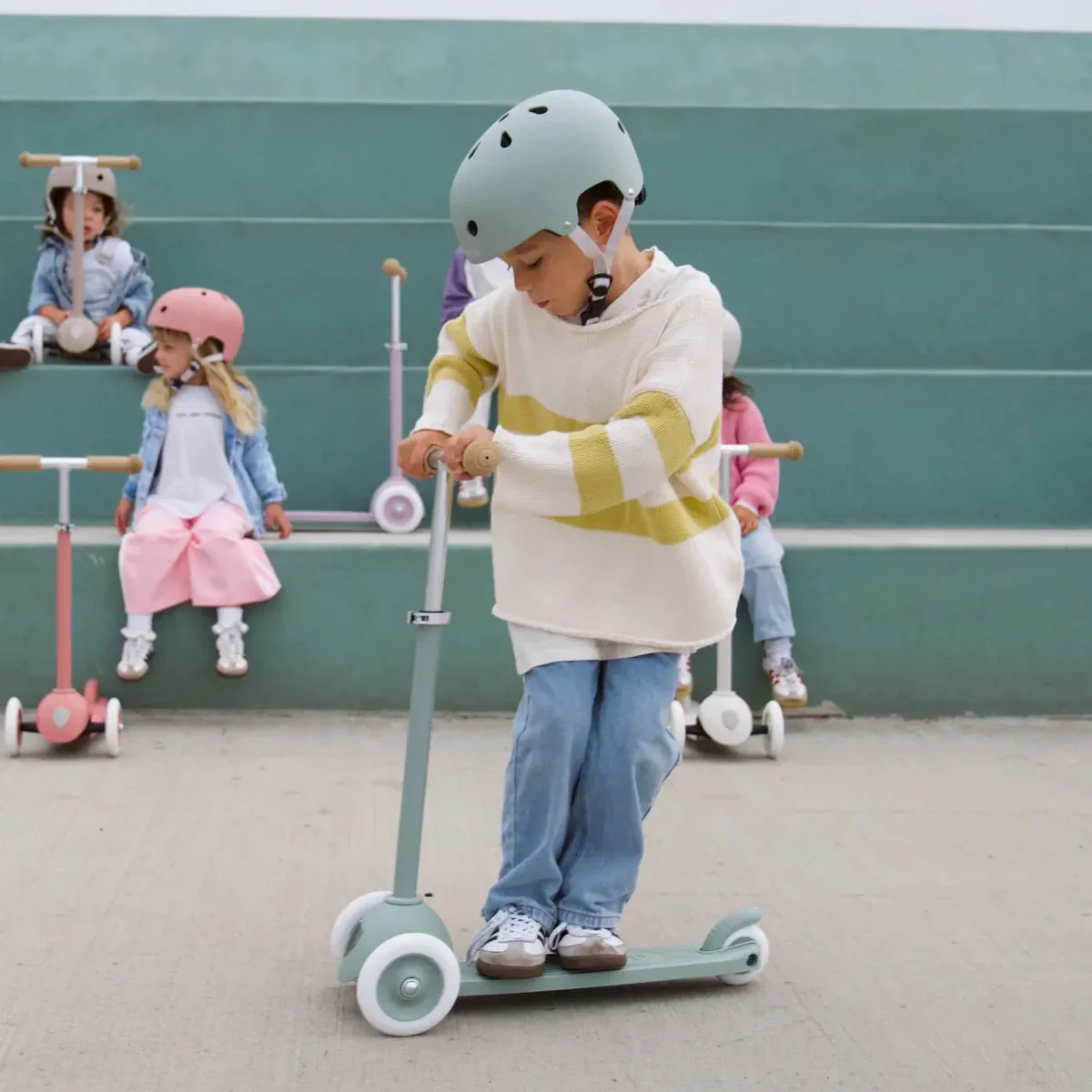 Banwood Kinderstep Eco Clay met Mandje - Image 13