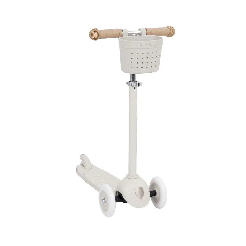Banwood Kinderstep Eco Ivory met Mandje